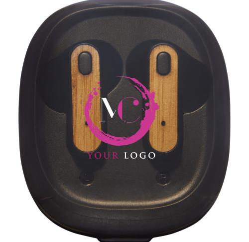 Printed Nitida TWS Bamboo Earbuds