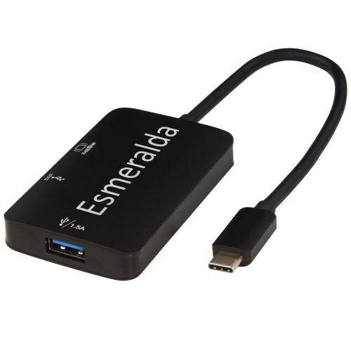 Branded Aluminum Type-C  Multimedia Adapter (USB-A/Type-C/HDMI) ADAPT 