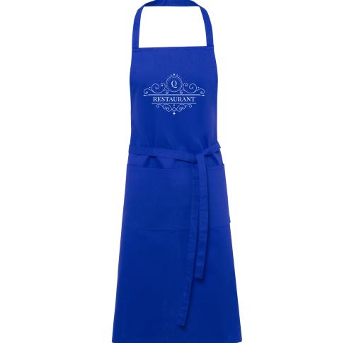 Custom GOTS Organic Cotton Apron Orissa 200 G/m2 Red