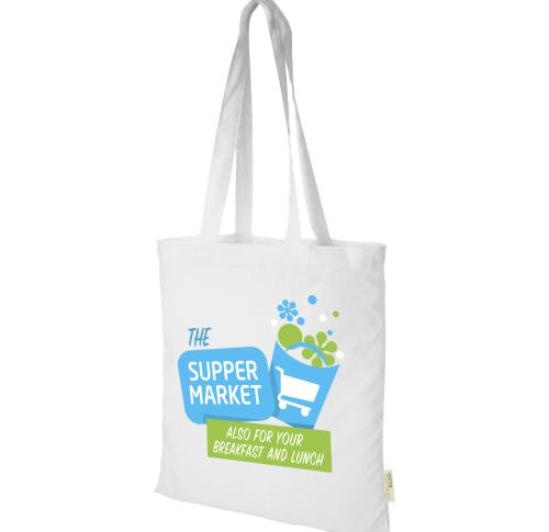 Orissa 100 g/m² GOTS organic cotton tote bag