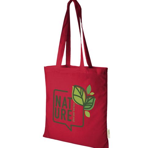 Custom Printed 140 G/m² GOTS Organic Cotton Tote Bag