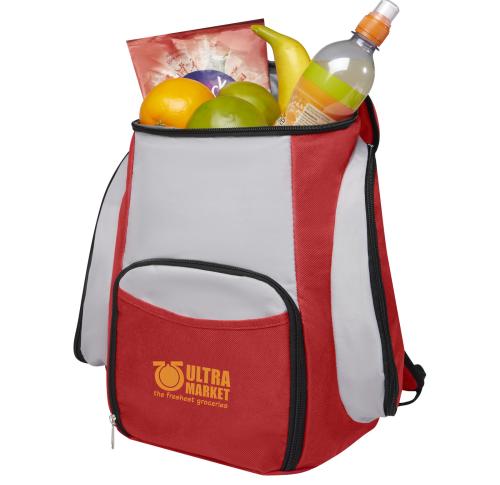 Custom Printed Large Cooler Backpacks 20 Litres Front Pocket