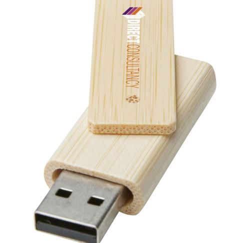 Rotate 16GB bamboo USB flash drive