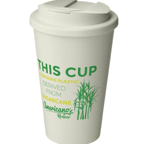 Custom Printed Americano®­­ Renew 350 Ml Insulated Takeaway Coffee Tumblers With Spill-proof Lid