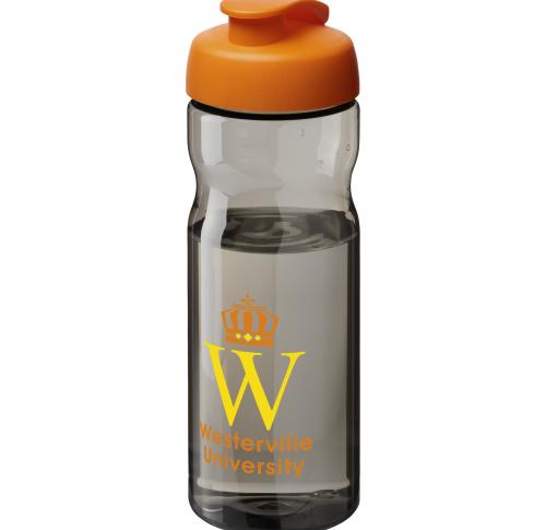 Printed Tritan 650 Ml Flip Lid Sport Water Bottle H2O Active® Base 