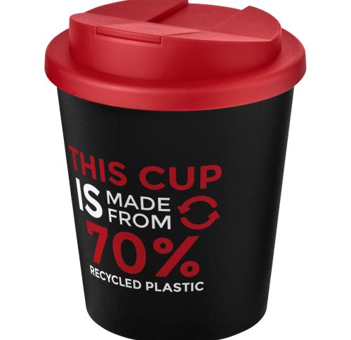 Americano® Espresso Eco 250 ml recycled tumbler with spill-proof lid 