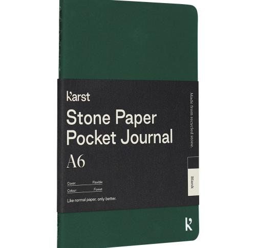 Karst® A6 stone paper softcover pocket journal - blank