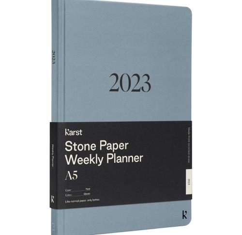 Karst® A5 weekly hard cover planner