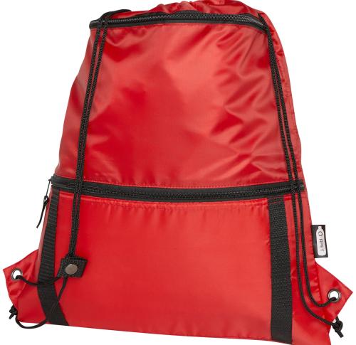 Adventure recycled insulated drawstring bag 9L