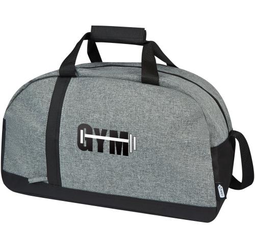 Reclaim GRS recycled two-tone sport duffel bag 21L