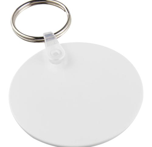 Tait circle-shaped recycled keychain
