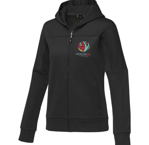 Nubia women's performance full zip knit jacket