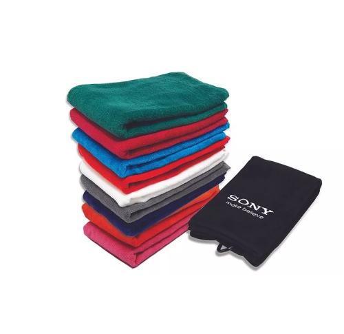 Luxury Embroidered Velour Golf Towels
