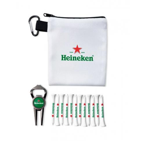 GEO BOTTLE OPENER POLYESTER ZIPPED GOLF BAG SET