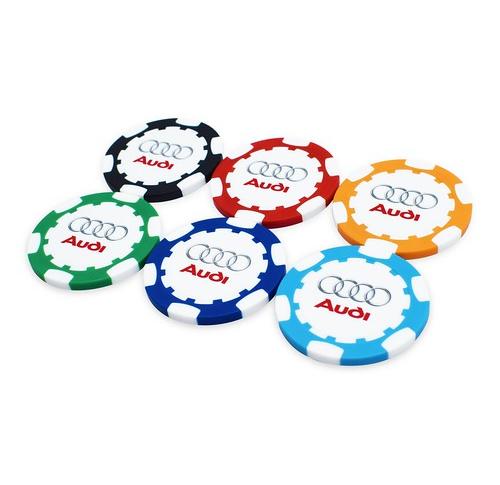 40 MM ABS GOLF POKERCHIP DIGITAL PRINT TO BOTH SIDES