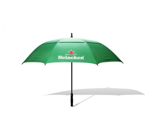STRATUS DOUBLE CANOPY GOLF UMBRELLA WITH 1 PANEL PRINTED