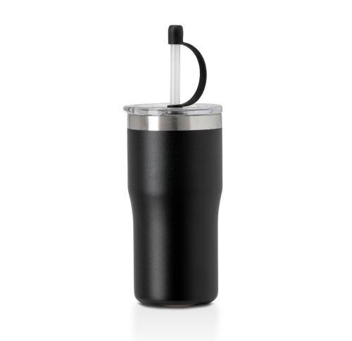 Custom  Recycled Insulated Takeaway Cups With Straw - 500ml Kivu