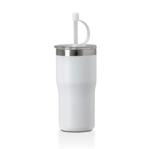 Custom  Recycled Insulated Takeaway Cups With Straw - 500ml Kivu