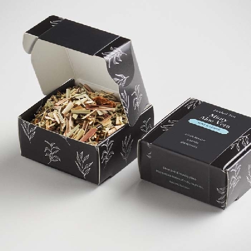 Luxury Gift Box 3 Zen Teas & Dubai Style Chocolate Bar Slab Custom Logo