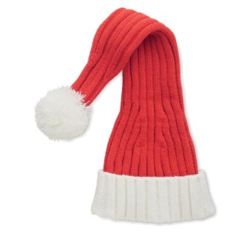 Custom Branded Long Knitted Christmas Santa Hats