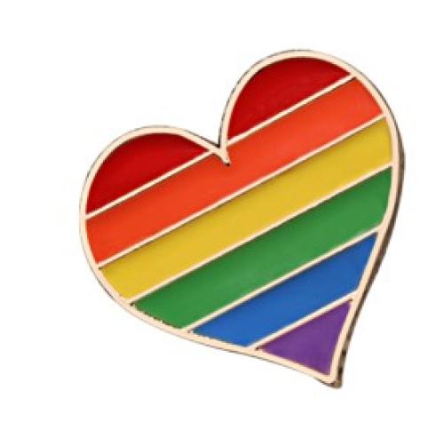 Rainbow Gay Pride Soft Enamelled Pin Badges Custom Logo