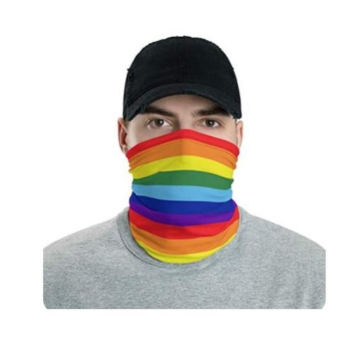 Printed Pride Rainbow Tubular Bandana