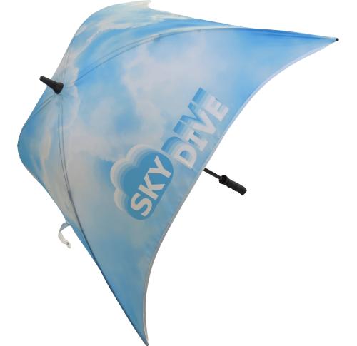 Branded Large Square Umbrellas Spectrum Stormproof QuadBrella