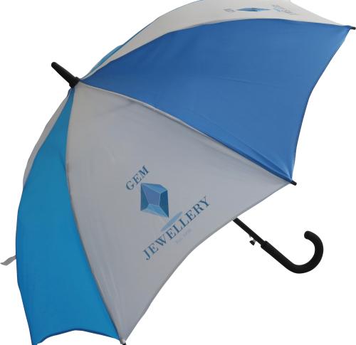 Custom Branded Executive Walking Automatic Umbrellas Crook Handle