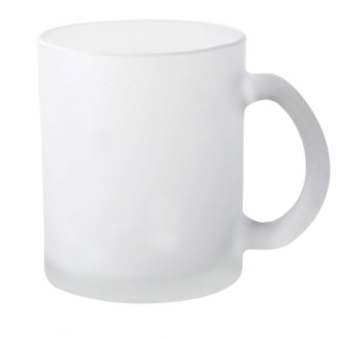 Custom Printed Budget Buster Frosted Glass Mugs                   