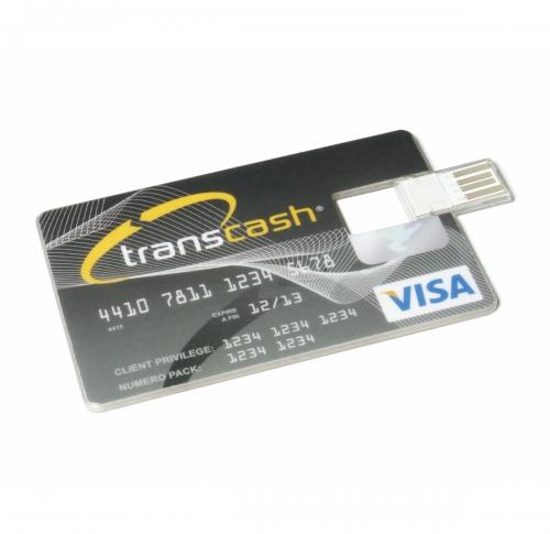 Douuble sided Credit Card USB FlashDrive                         