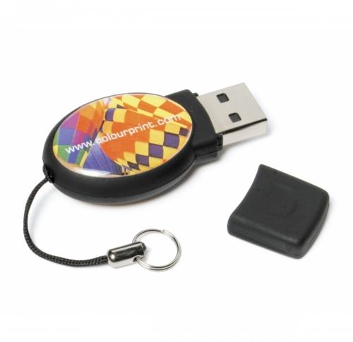 Epoxy Oval USB FlashDrive                         