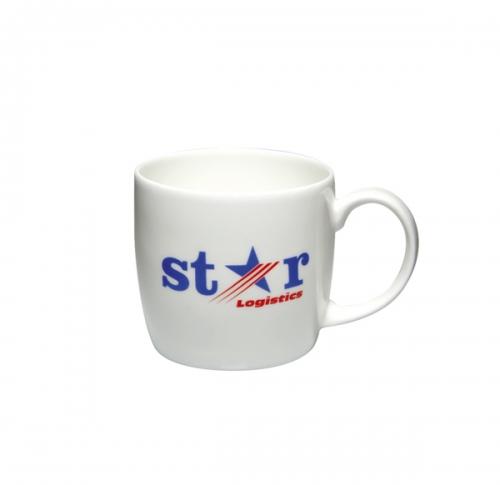 Small Bone China Custom Logo Boston Mugs                                      