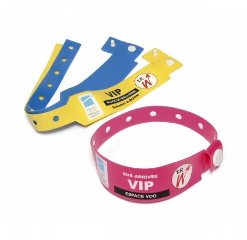 PVC Events Snap Wristbands                                   