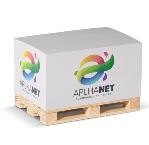 Branded Rectangle Pad 12x8x6cm On Wooden Pallet