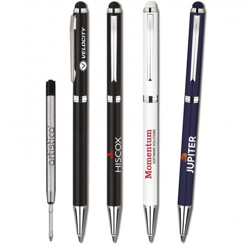 Touch Screen Styles Premium Ballpen Laquered finish - Custom Logo