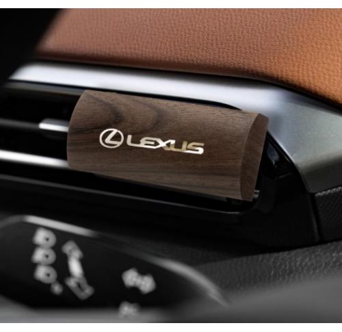 Luxury Walnut Wood Car Dashboard Fragrance Custom Logo