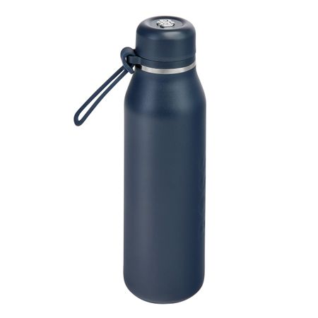 Hugo Boss Isothermal flask Double B Navy & Chrome