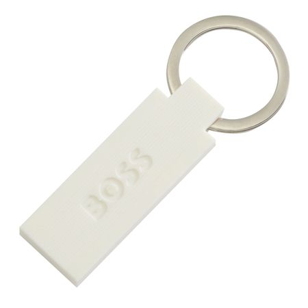 Hugo Boss Key ring Edge Iconic White