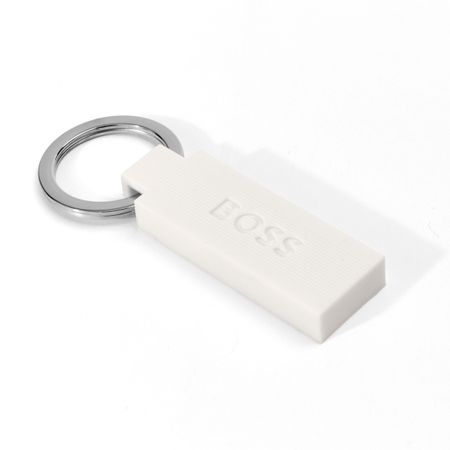 Hugo Boss Key ring Edge Iconic White