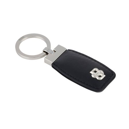 Hugo Boss Key ring Double B Black & Chrome