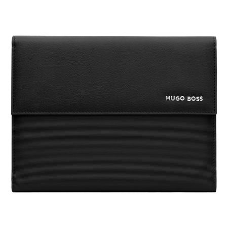Hugo Boss Folder A5 Pinstripe Black