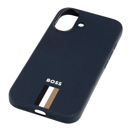 Hugo Boss Case for iPhone 16 Iconic Navy