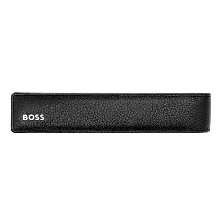 Hugo Boss Single pen pouch Classic Grained Black