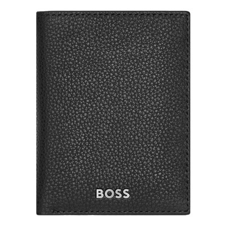 Hugo Boss Folding card holder Classic Grained Black