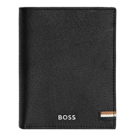 Hugo Boss Card holder with flap and money pocket Iconic Black