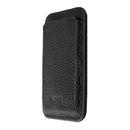 Hugo Boss Card holder with Magnet Mobile Classic Grained Black