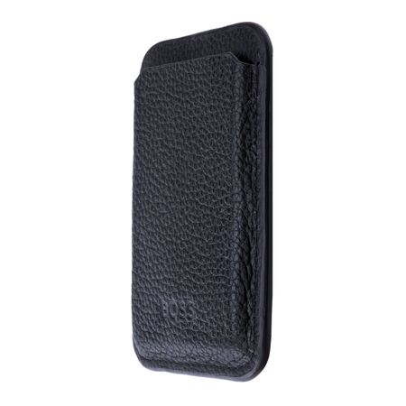 Hugo Boss Card holder with Magnet Mobile Classic Grained Navy