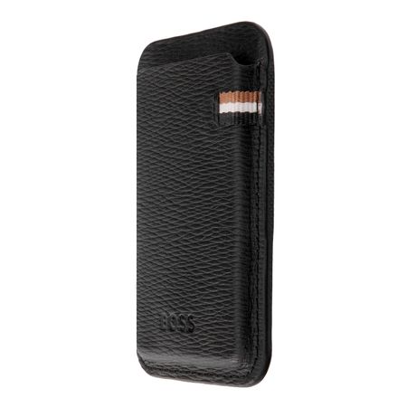 Hugo Boss Card holder with Magnet Mobile Iconic Black