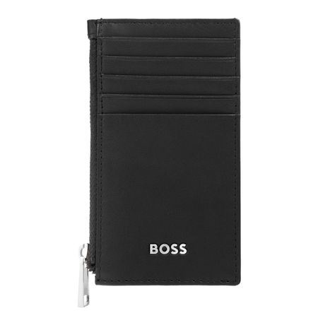Hugo Boss Card holder zip Classic Smooth Black