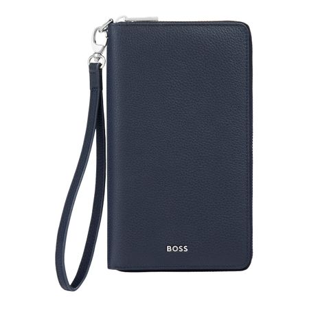 Hugo Boss Travel wallet Classic Grained Navy